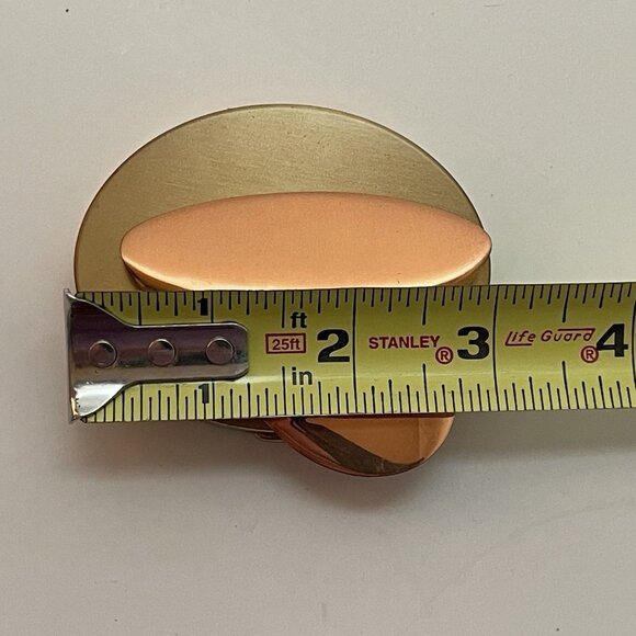 Vintage Sweetheart Compact WW2 Era USMC Military Hat Copper Brass Marines - Picture 4 of 16